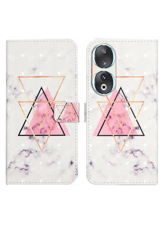 S-TOP Case For Honor 90 Oil Embossed 3D Drawing Leather Phone Case - Image 1