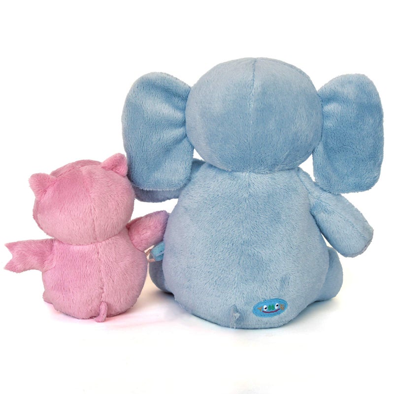 YOTTOY Mo Willems Collection  Pair of Elephant  Piggie Soft Stuffed Animal Plush Toys  7  5 Sitting - Image 3
