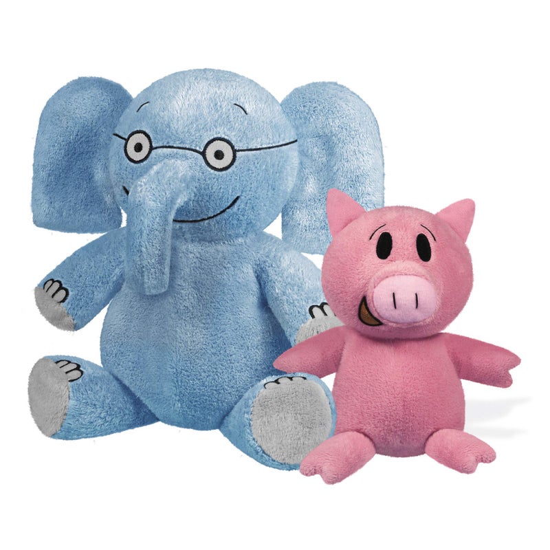 YOTTOY Mo Willems Collection  Pair of Elephant  Piggie Soft Stuffed Animal Plush Toys  7  5 Sitting - Image 2