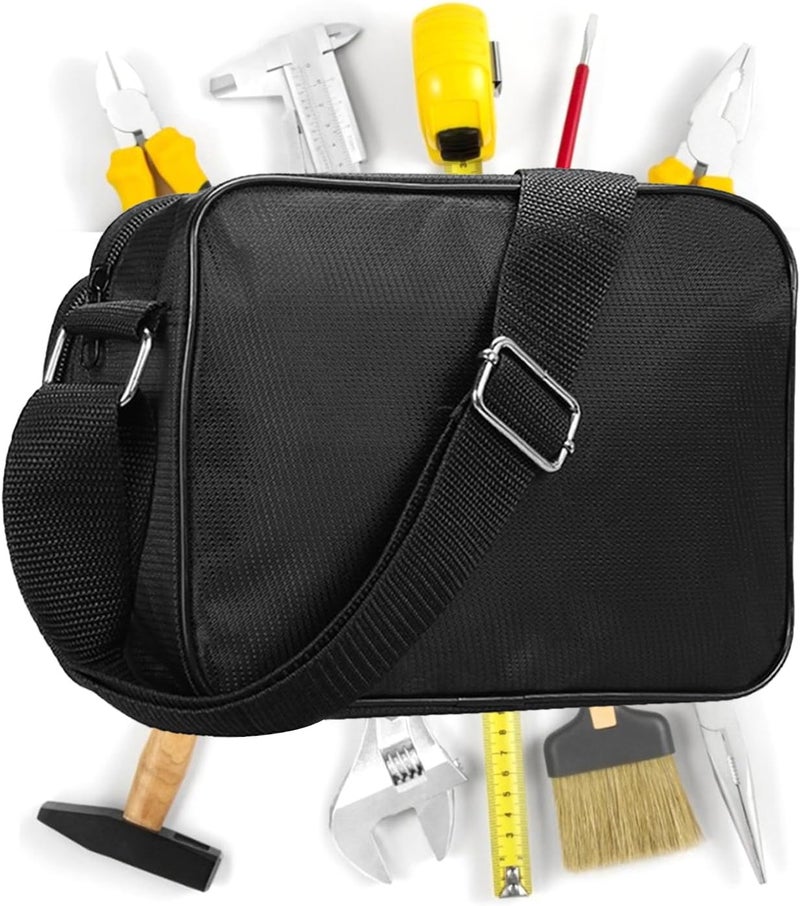 Professional Electrician Tool Bag Canvas Storage Bag for Mechanics, Electrician, Carpenters, Builders Color Difference - Image 2