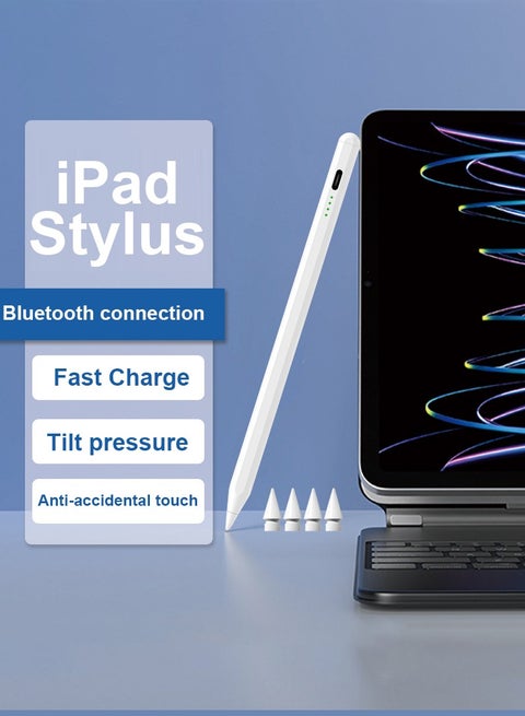 Stylus Pen for iPad with Palm Rejection, Active Pencil Compatible with (2018-2022) Apple iPad Pro 11/12.9 inch, iPad 10th/9th/8th/7th/6th Gen, iPad Air 5th/4th/3rd Gen, iPad Mini 6th/5th Gen
