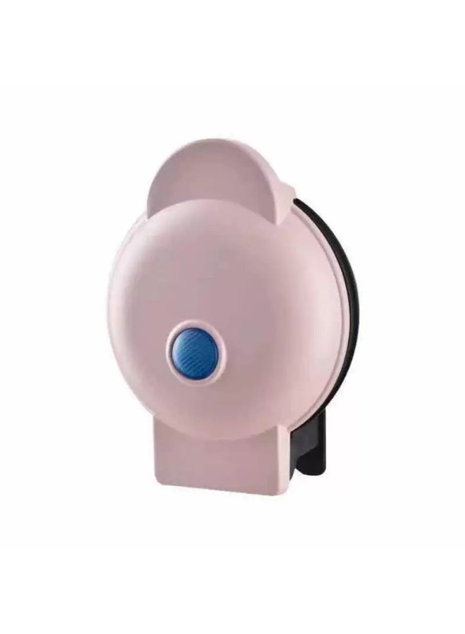 Pink Mini Waffle Maker with Quick Heating, Ceramic Coated, Toxin-free, made without PTFEs, PFOAs & other PFAs for Safer & Healthier Cooking, Easy to Clean, Perfect for Kids and Families, 2-Year Warranty 420 W WM100 Aqua - Image 4