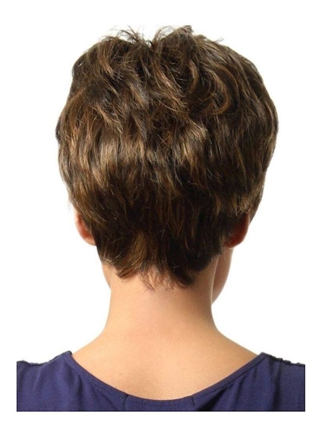 NIBEMINENT Fluffy Short Hair Wig Gold 32cm - Image 2