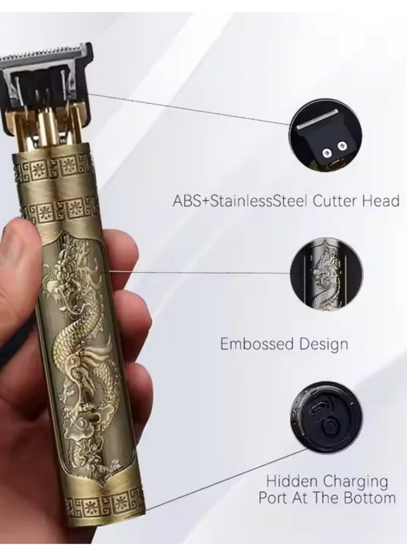 F.A.M.S Professional Hair Clipper for Men – Cordless T-Blade Trimmer with 4 Guide Combs, USB Rechargeable, Low Noise, Precision Beard & Hair Cutting Machine - Image 5