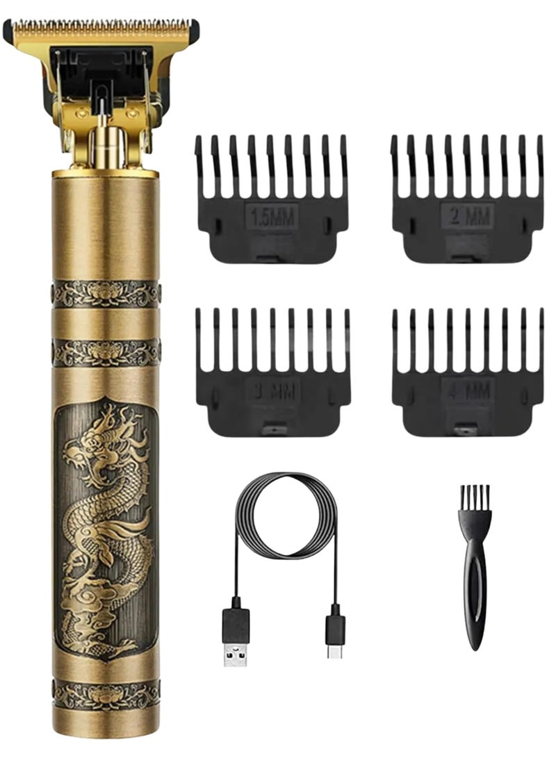 F.A.M.S Professional Hair Clipper for Men – Cordless T-Blade Trimmer with 4 Guide Combs, USB Rechargeable, Low Noise, Precision Beard & Hair Cutting Machine - Image 1