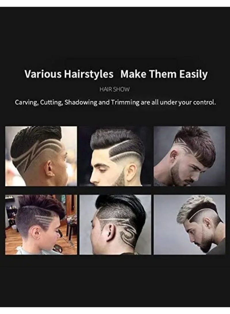 F.A.M.S Professional Hair Clipper for Men – Cordless T-Blade Trimmer with 4 Guide Combs, USB Rechargeable, Low Noise, Precision Beard & Hair Cutting Machine - Image 4