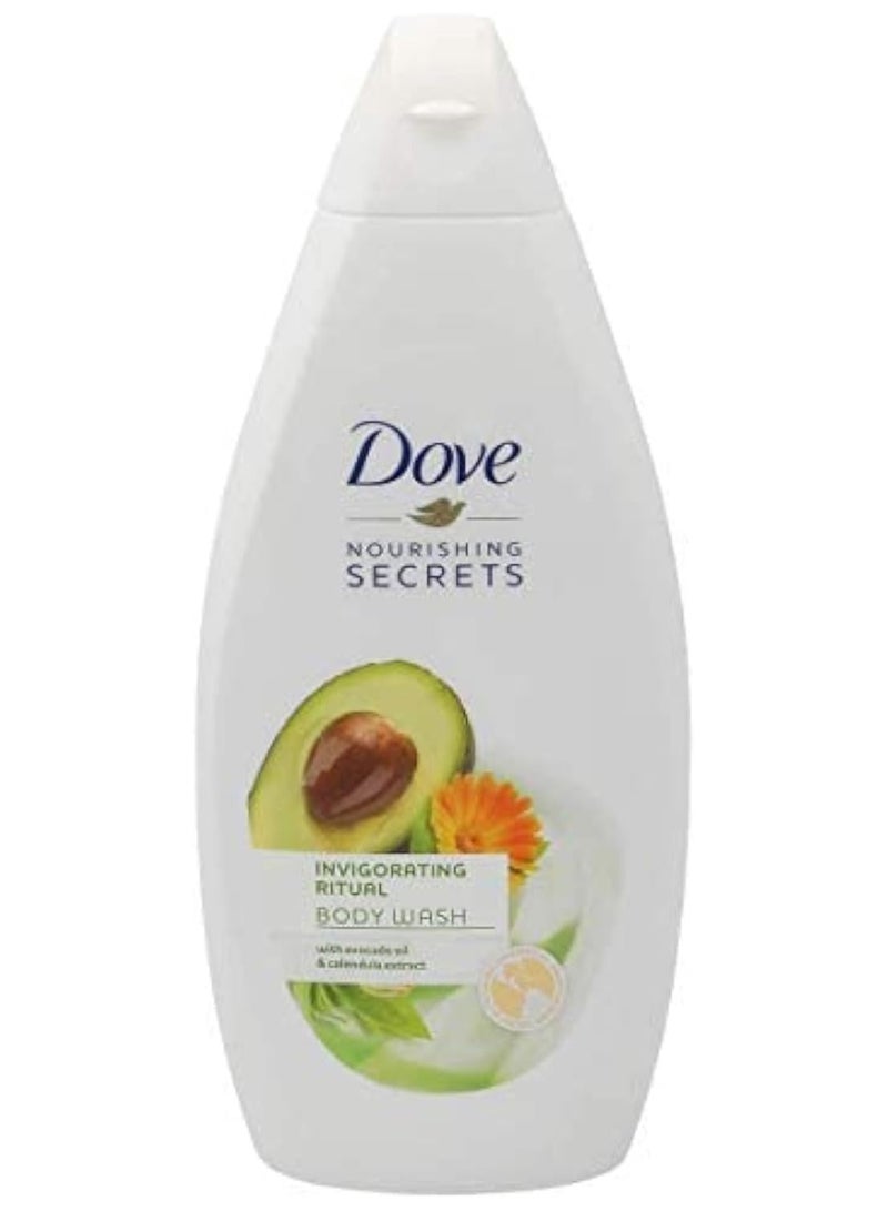 دوف Dove تنشيط الجسم غسل مع زيت الأفوكادو وتقويم استخراج - 500 مل - Image 1