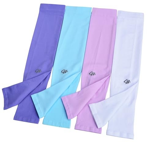 HOPESHINE Arm Sleeves UV Sun Protection Cooling UPF 50+ 4-Pairs for Men Women Cycling, Golf, Outdoor Sports - Image 4