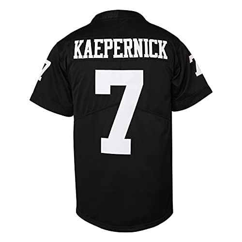 MESOSPERO ImWithKap 7 Colin Kaepernick IM with KAP All Stitched Movie Football Jersey Black S-XXXL (Black, Medium) - Image 3