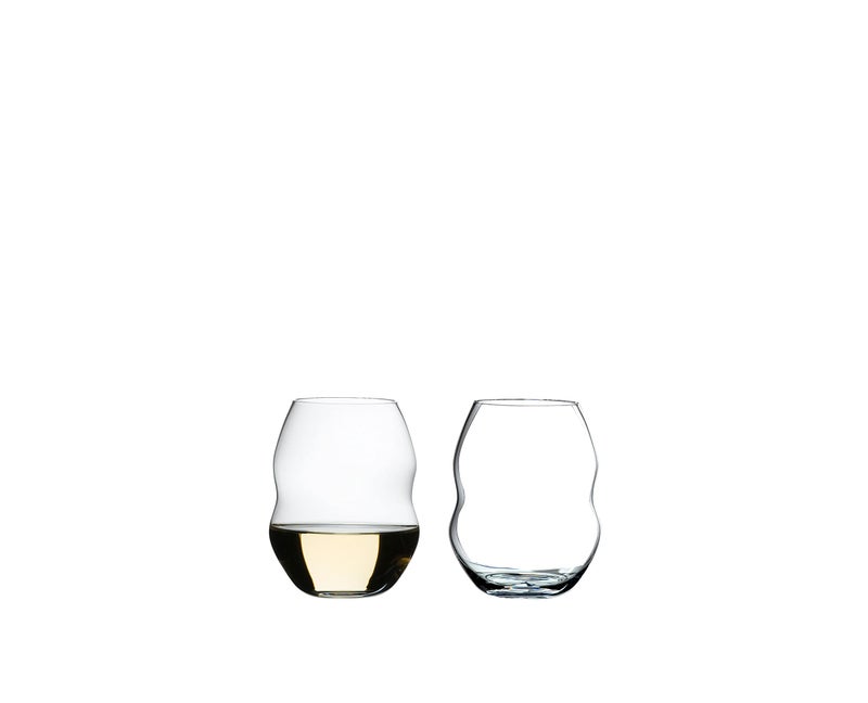 Riedel Swirl White Wine Glasses, Set of 2 - Image 1