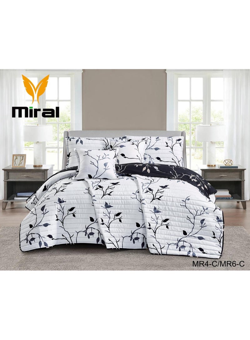 Miral Double Size Comforter Set – 6 Pieces – Reversible – 240×220 cm