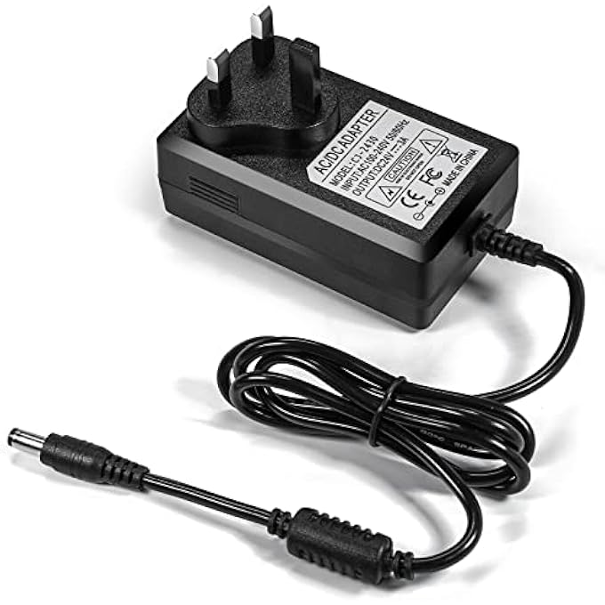 rayihni 24V POWER SUPPLY 24 VOLT 3A AC ADAPTER 72W CHARGER 24V DC TRANSFORMER FOR LED STRIP LIGHT CCTV CAMERA CISCO ROUTER - Image 1