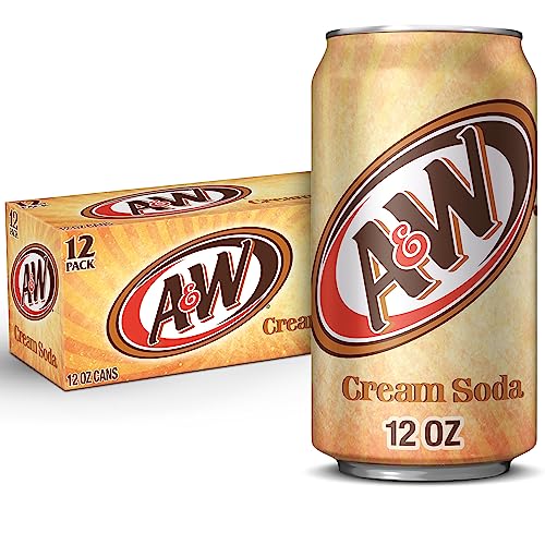 A&W AW Cream Soda 12 fl oz cans 12 pack - Image 1