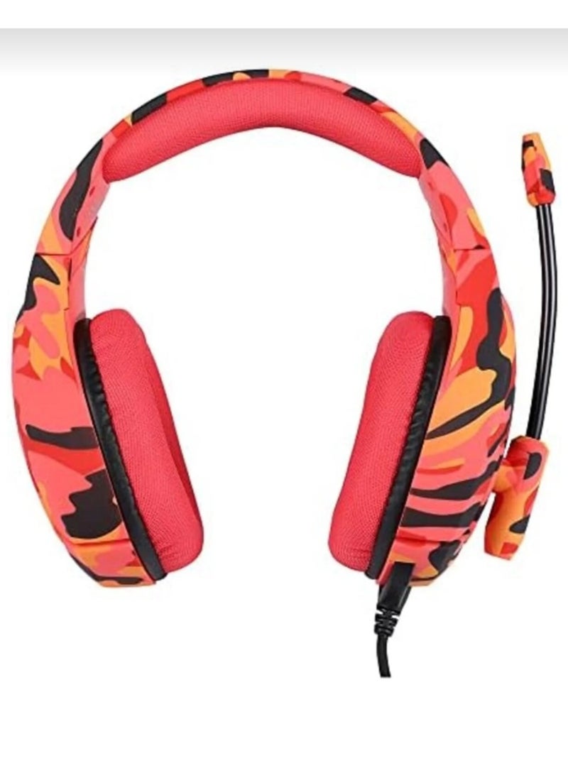 أونيكوما سماعة ألعاب كمبيوتر لأجهزة بلاي ستيشن 4 وإكس بوكس ​​ون، سماعات رأس ستيريو بمنفذ USB LED مقاس 3.5 مم مع ميكروفون متعدد الاتجاهات - Image 5