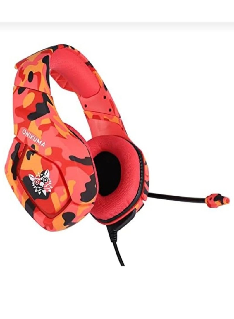 أونيكوما سماعة ألعاب كمبيوتر لأجهزة بلاي ستيشن 4 وإكس بوكس ​​ون، سماعات رأس ستيريو بمنفذ USB LED مقاس 3.5 مم مع ميكروفون متعدد الاتجاهات - Image 2
