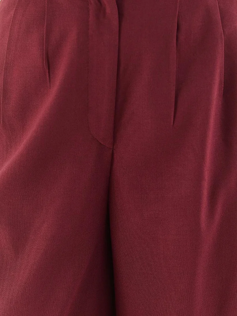 Bianco Lucci LUCCI V-neck Long Sleeved Wide Leg Two-Piece Co-ord Set