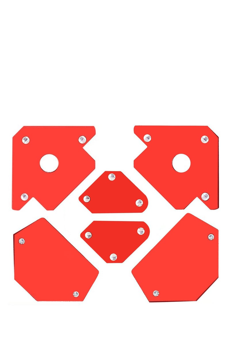 6 Piece Welding Magnet Set for 45° 90° 135° Angle Positioning – Strong Magnetic Holder for Welding Soldering Assembly Pipe Installation - Image 1