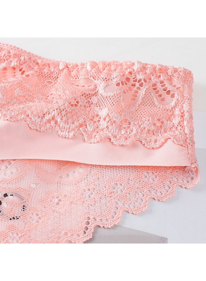Zeemey Zeemey 5 Pack Womens Underwear Lace Sort Bikini Breathable Panties Low Rise Hipster Ladies Panties  - Image 2