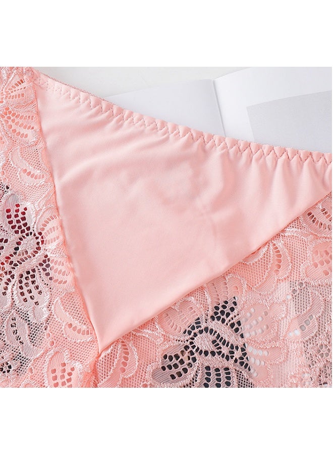 Zeemey Zeemey 5 Pack Womens Underwear Lace Sort Bikini Breathable Panties Low Rise Hipster Ladies Panties  - Image 4