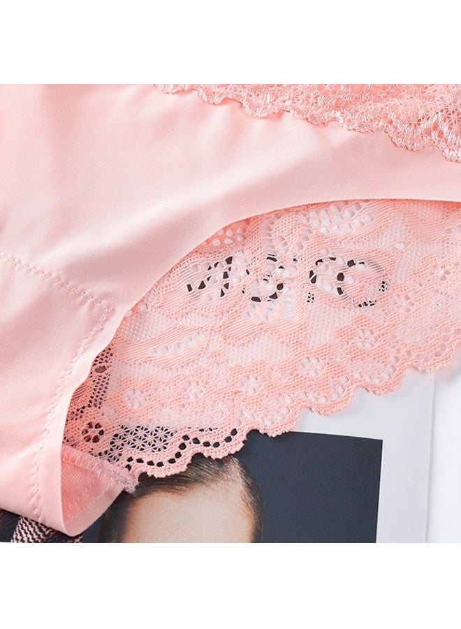 Zeemey Zeemey 5 Pack Womens Underwear Lace Sort Bikini Breathable Panties Low Rise Hipster Ladies Panties  - Image 3