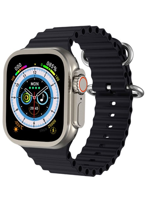 200 mAh Long Battery HW68 Ultra Smartwatch Wireless Charging Large Display Waterproof Bluetooth Full Touchscreen Smart Watch