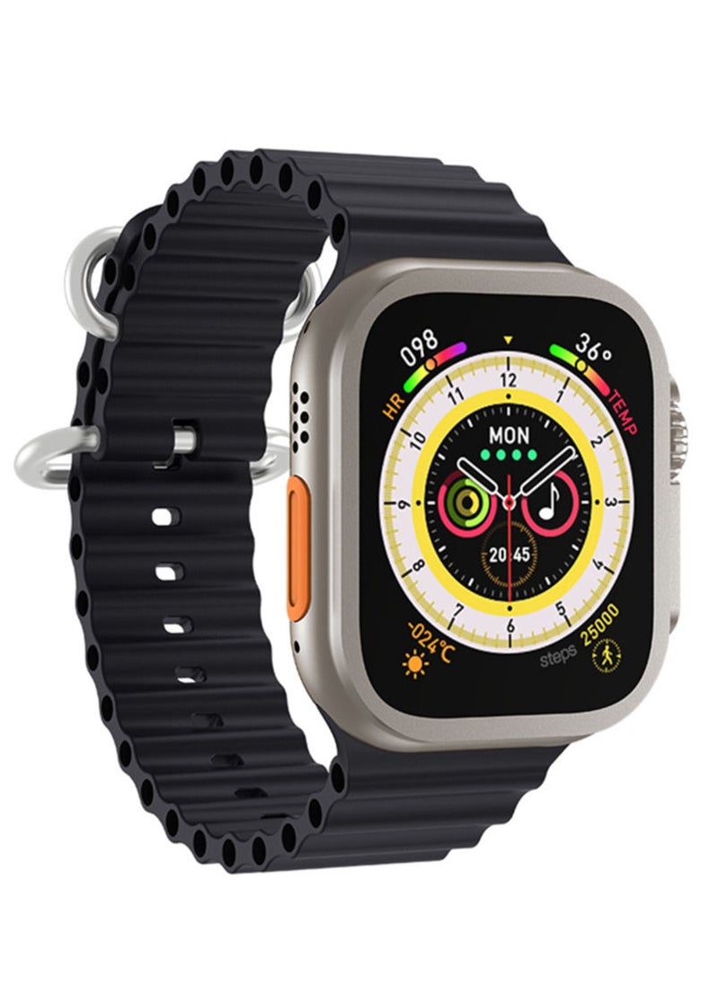 AROAQ - 200 mAh Long Battery HW68 Ultra Smartwatch Wireless Charging Large Display Waterproof Bluetooth Full Touchscreen Smart Watch - Image 1