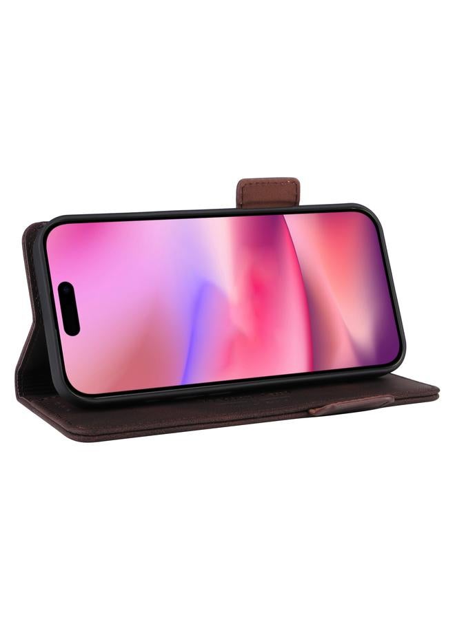 S-TOP Case For iPhone 16 Plus Magnetic Clasp Leather Phone Case - Image 5