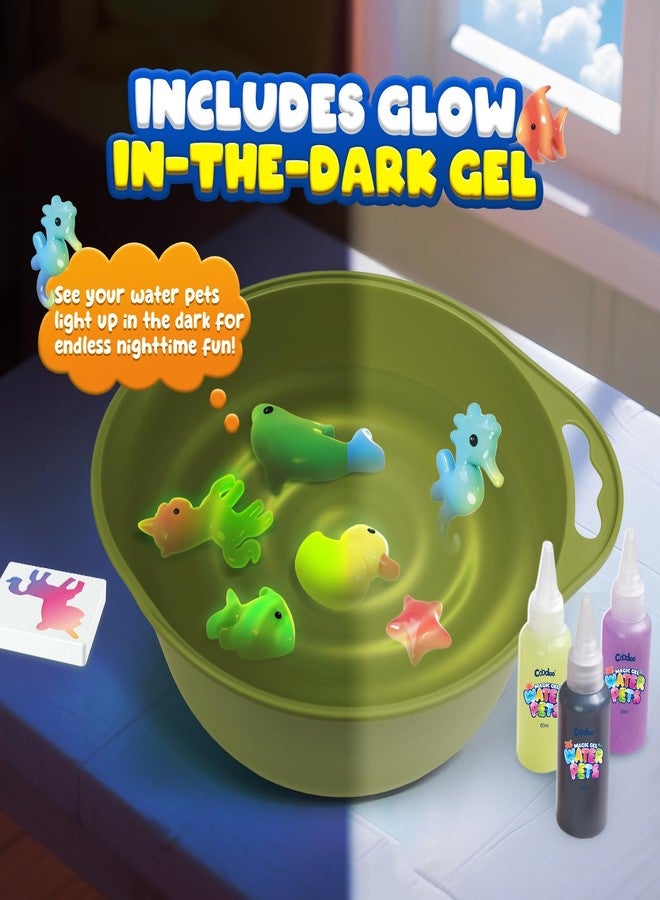 Coodoo Magic Water Elf Toy Craft Kits for Kids, DIY Your Own Aqua Fairy Water Pets & Squishy Maker Toys with 10 Magic Gels and 8 Molds, Art Supplies Arts and Crafts for Kids Boys and Girls Ages 4-8 6-8 - Image 3