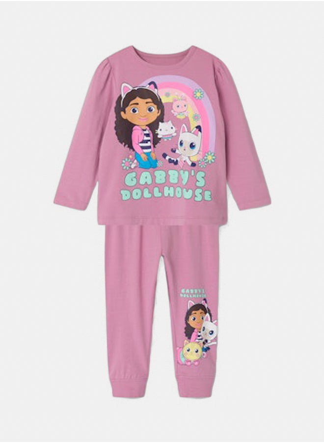 NAME IT name it Girls Saba Gabby Longsleeve Nightset  - Image 5