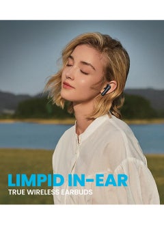Pawa Limpid In-Ear True Wireless Earbuds / Bluetooth 5.3 / 10m Transmission Distance / 14 Hour playing time / Hi-Fi Audio / ABS Material / 90 days standby - Black  - Image 2