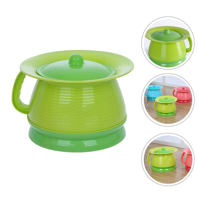 2 pcs Children Spittoon Thickened Adult Chamber Pot Covered Night Urinal - Image 1