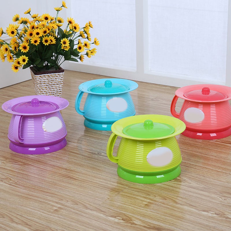 2 pcs Children Spittoon Thickened Adult Chamber Pot Covered Night Urinal - Image 3