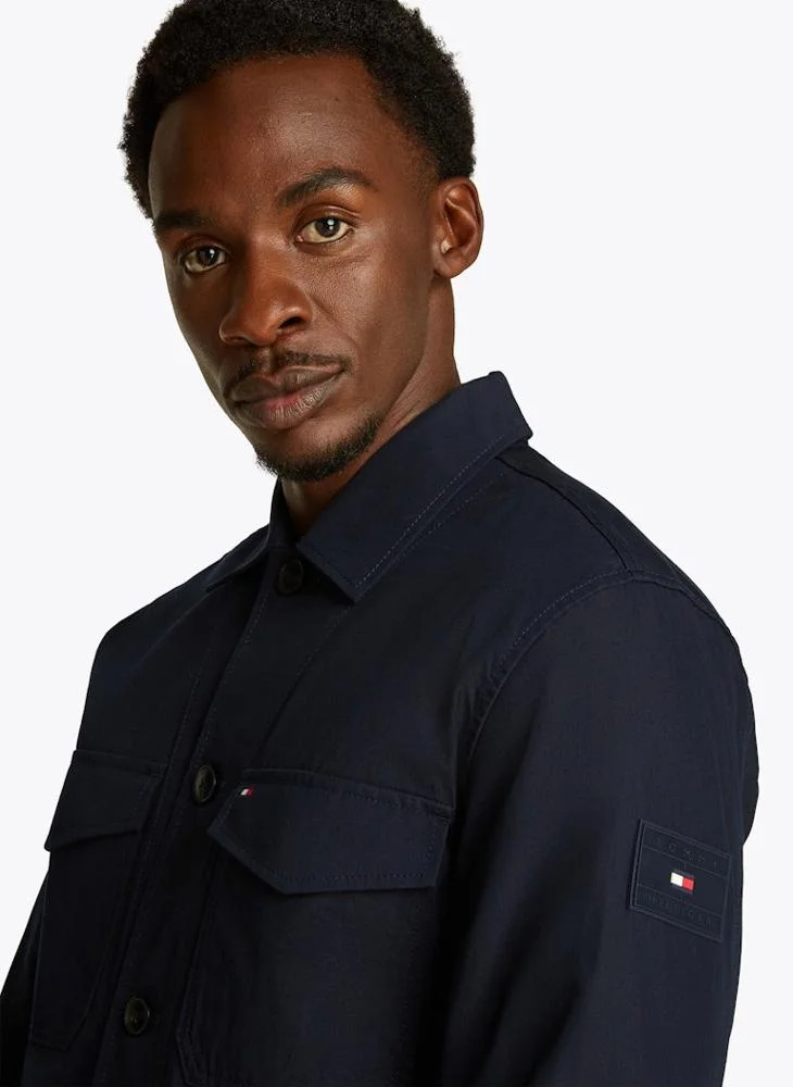 TOMMY HILFIGER Cotton Nylon Shirt Jacket