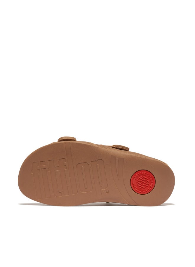 FitFlop 049-807 Fitflop Mens Sandals Gogh Moc Mens Adjustible Slide GT3-B89 Tan  - Image 5
