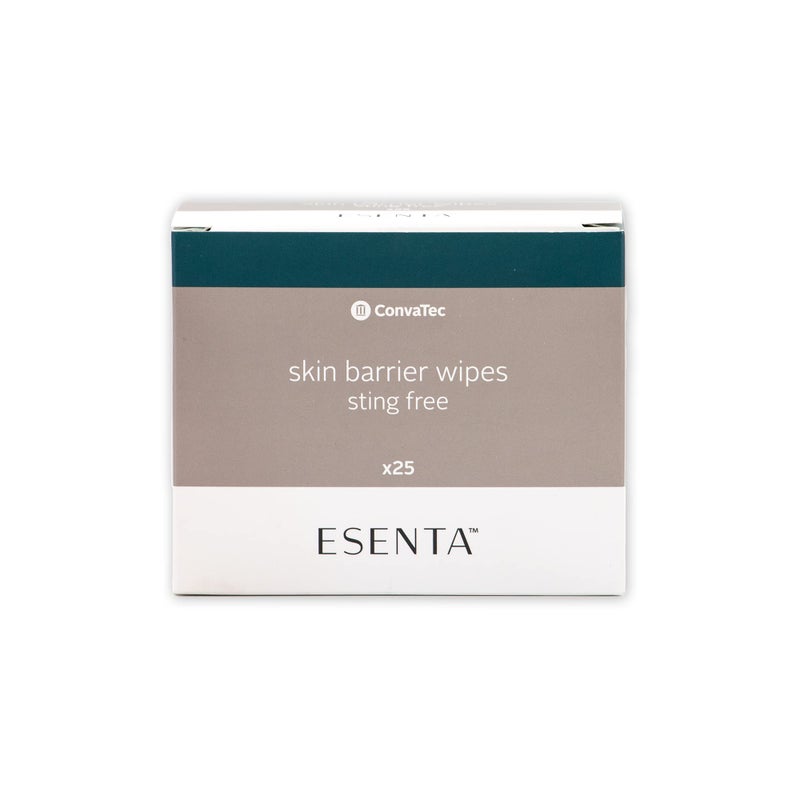 ConvaTec ESENTA Skin Barrier for Protection Around Stomas and Wounds Silicone Based Sting and Alcohol Free 25ct Box Pack of 1