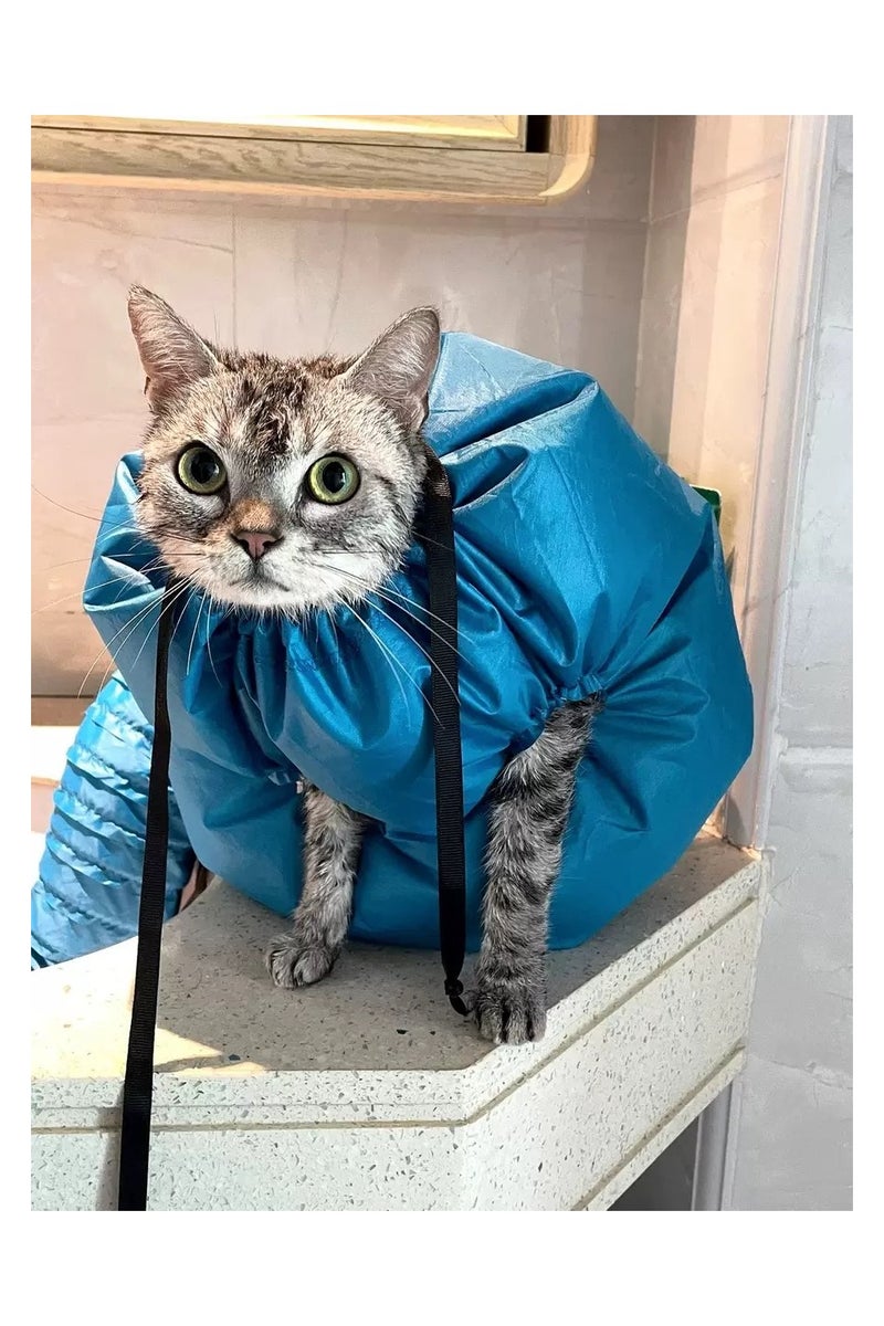 حقيبة تجفيف الحيوانات الأليفة ، حقيبة تجفيف الكلاب المحمولة ، تنظيف الحيوانات الأليفة وغرفة الشعر بالجمال ، مناسبة لتجفيف الكلاب والقطط الصغيرة والمتوسطة الحجم (رمز S) - Image 4