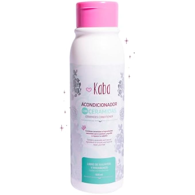KABA CERAMIDE HAIR CONDITIONER FOR WOMEN | CONDITIONER FOR DRY HAIR, DAMAGED AND DEHYDRATED | REPAIRS SPLIT ENDS | FRIZZ CONTROL | 17OZ - Image 1