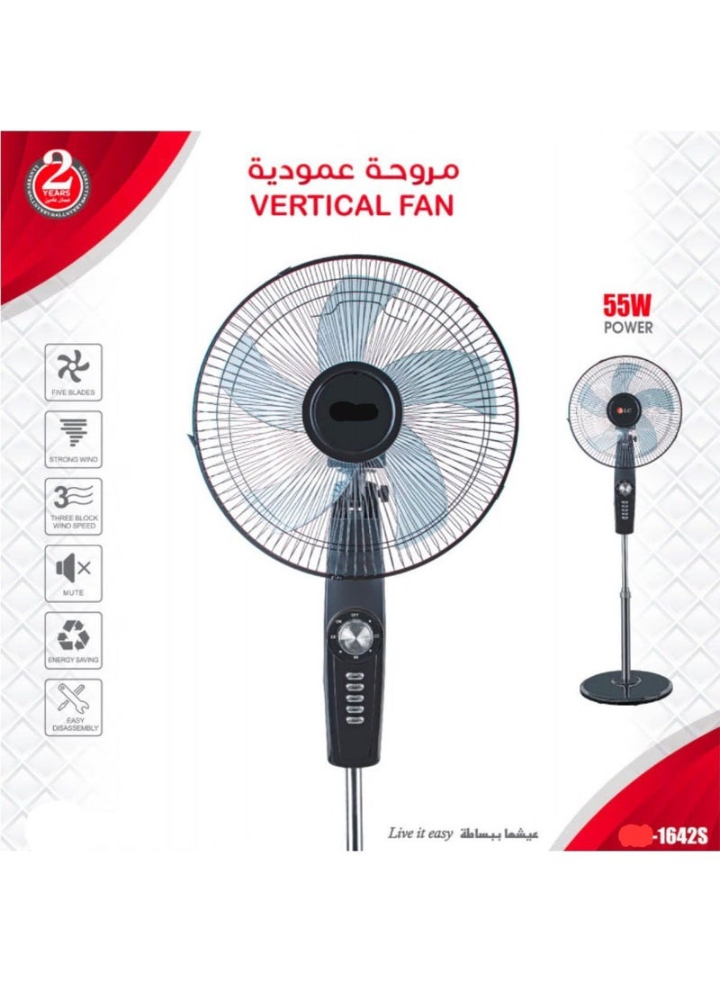 D L C D LC VERTICAL FAN MUTE AND ENERGY SAVING DLC-1642S - Image 1