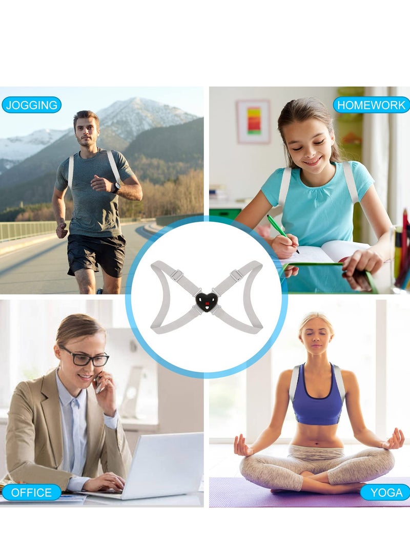 SOLARAE Smart Orthosis Induction Correction Belt Adult and Child Sitting Posture Reminder Invisible Anti-hunchback - Image 2