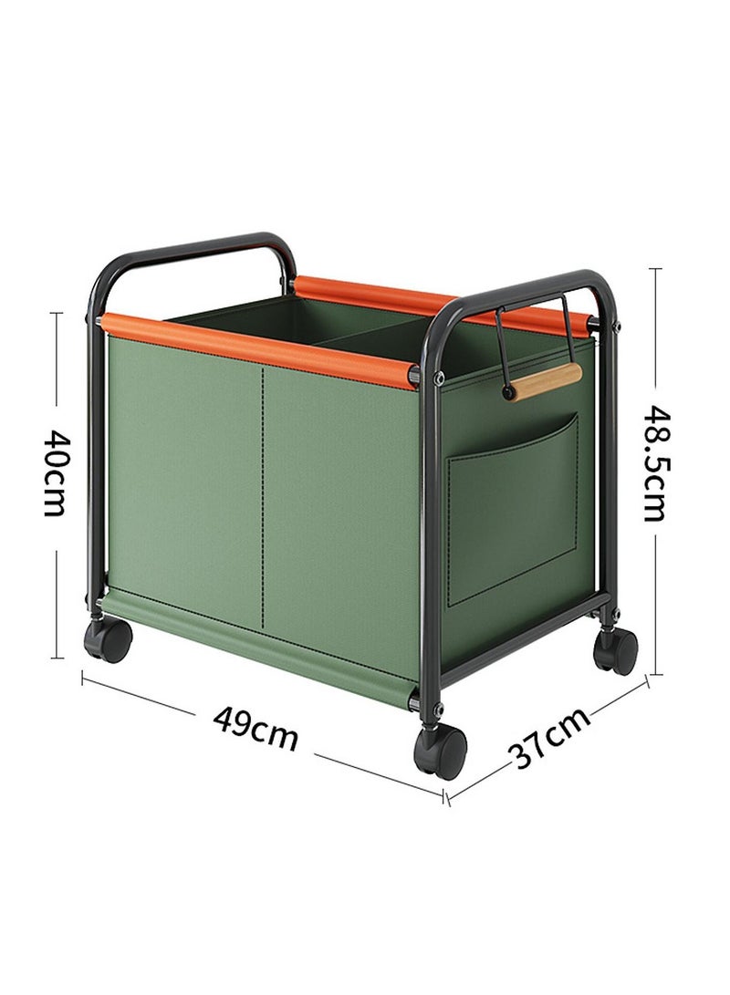 BLOOMING TIME Toy Box Storage with Wheels,Toy Chest for Kids,Removable, Durable, and Portable Storage Container with Handles for Nursery, Playroom, Clothes, Blanket, Bedroom - Image 4