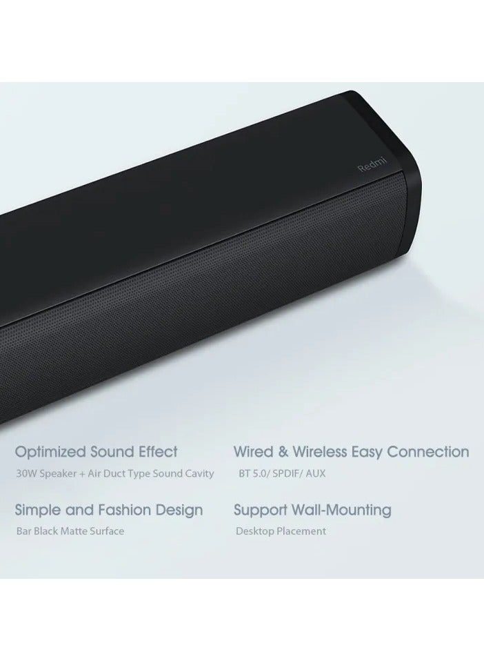 Redmi TV Speaker BT TV Stereo Soundbar MDZ-34-DA - black - Image 4