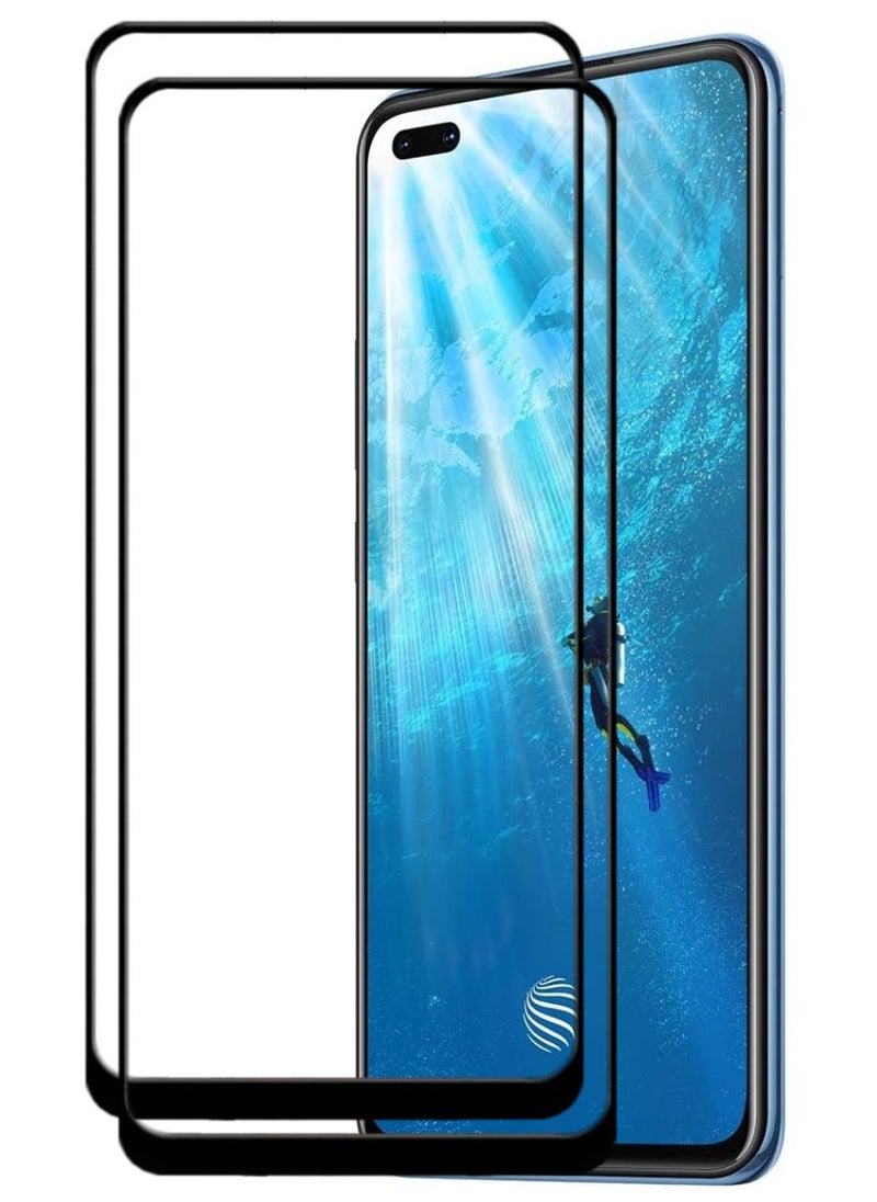 ACLIX 2 Pieces Antistatic ESD Dustproof Premium Quality High Definition Tempered Glass Screen Protector Designed For vivo V19 - Image 1