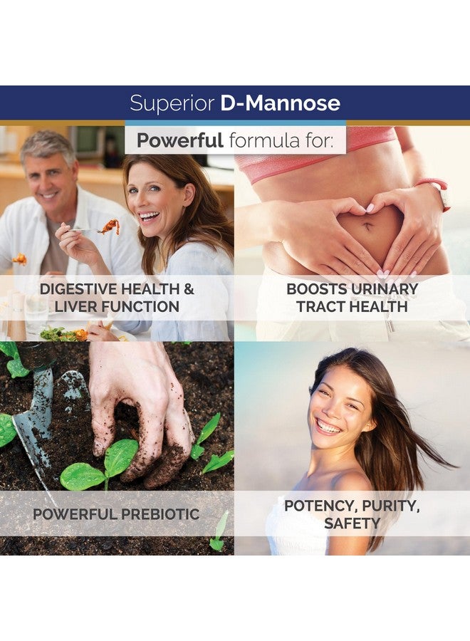 Superior Labs - Best D-Mannose NonGMO Dietary Supplement - 500mg, 120 Vegetable Capsules - Powerful Prebiotic - Boosts Urinary Tract Health - Supports Digestive Health & Liver Function - Image 5
