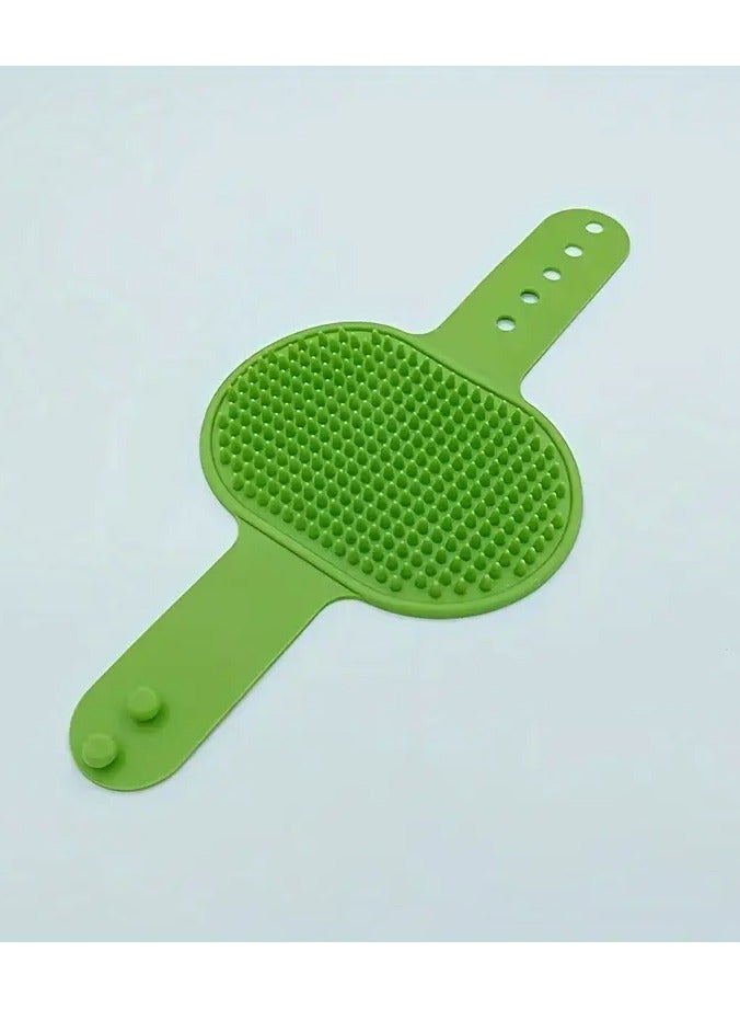 جلوسكي فرشاة القط السيليكون للتنظيف والتفكيك والتدليك - متعددة الوظائف وغير الكهربائية وصديقة للجلد وآمنة وبدون رائحة للقطط - غير مشحونة - Image 1