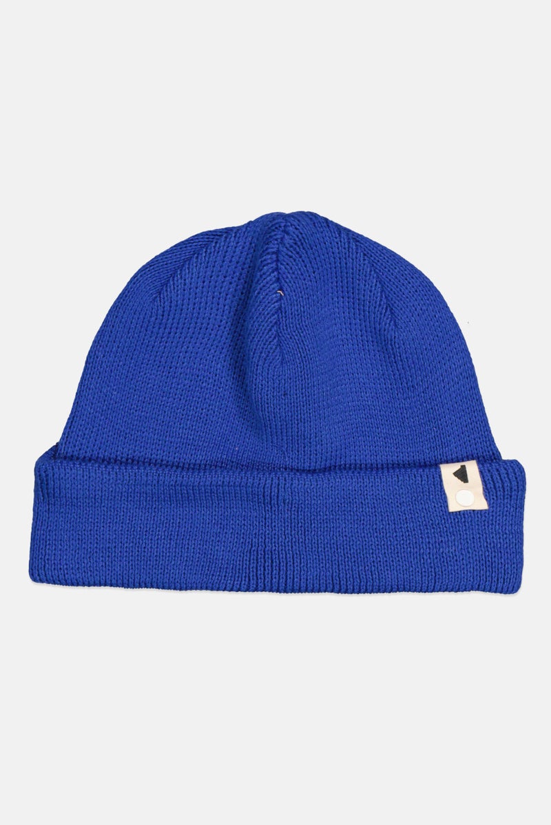 Adidas Men Brand Logo Beanie, Blue - Image 1