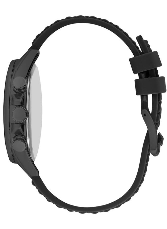 Lee Cooper Lee Cooper LC07341.651 Men's Multi Function Display Watch & Silicone Strap Black  - Image 3