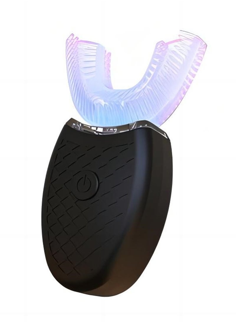 U-shaped tooth beauty instrument portable cold light tooth cleaner ultrasonic tooth cleaner voice electric toothbrush - Image 1