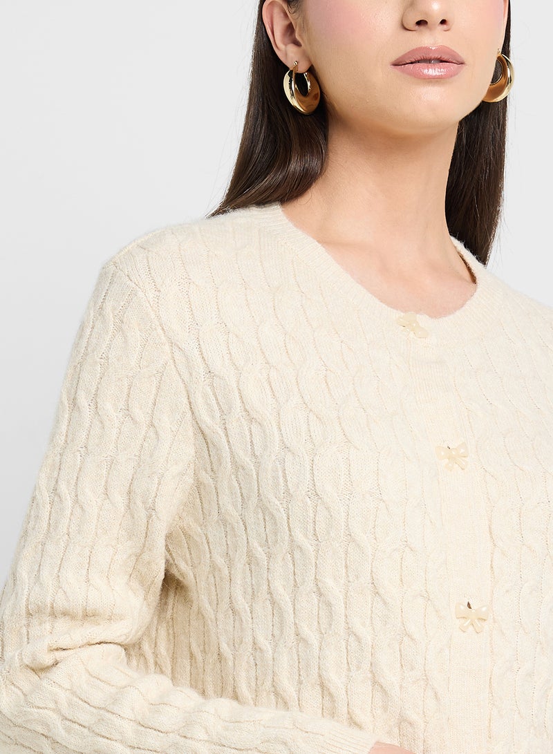 VERO MODA Button Detailed Cardigan  - Image 3