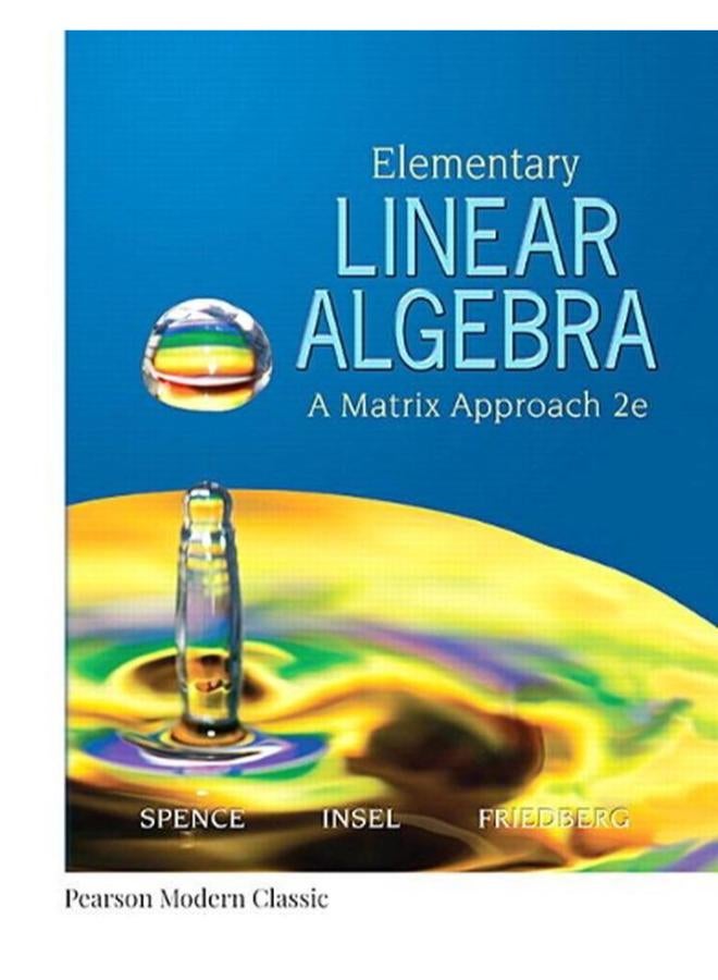 Elementary Linear Algebra  Ed   2