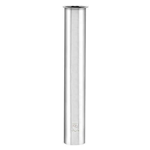 EZ-FLO 1-1/4 x 8 Inch 22-Gauge Steel Flanged Sink Tailpiece, Brass Plumbing Fitting, Chrome Finish, 35134 - Image 5